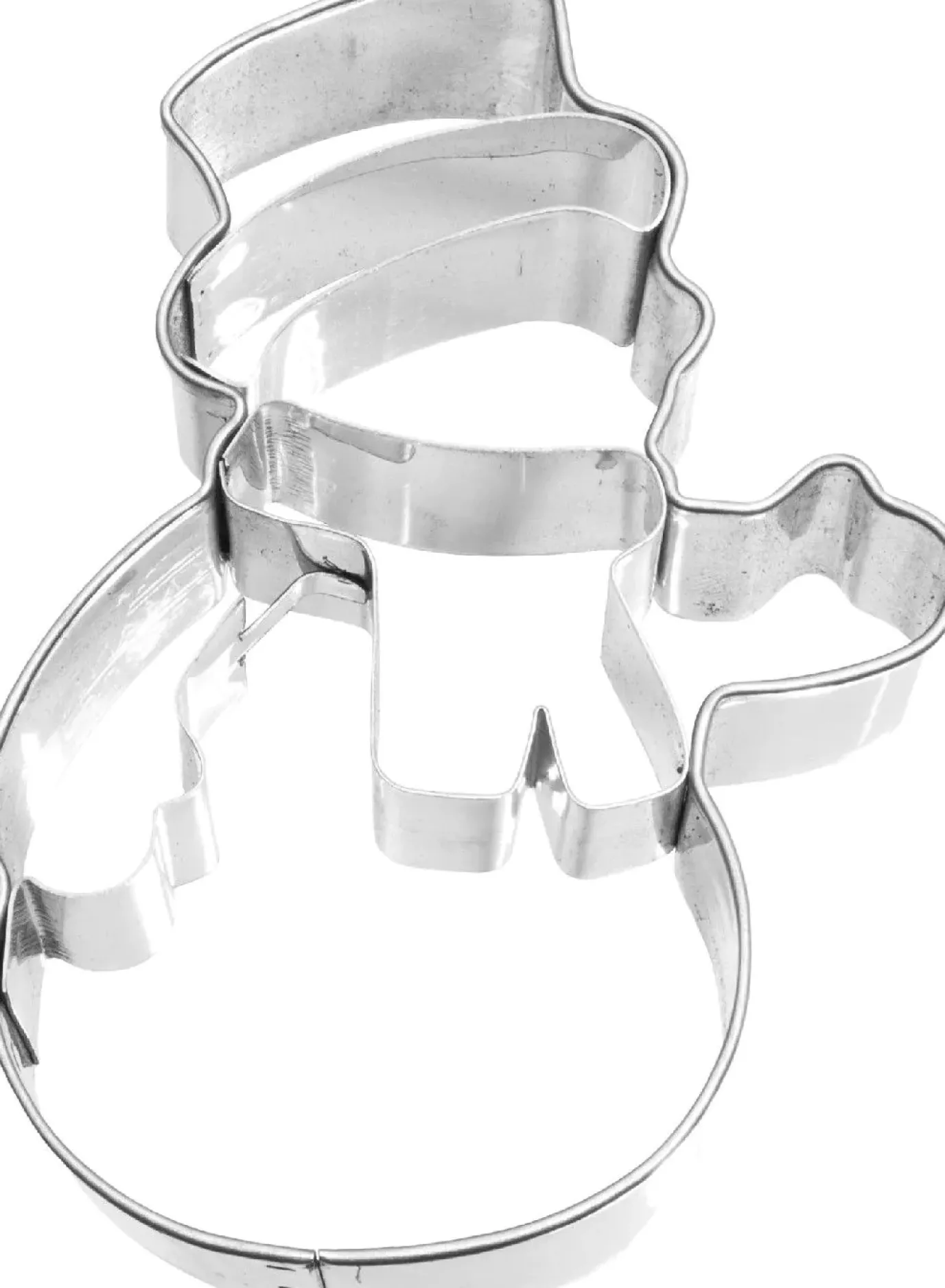 NANU-NANA Ausstechform Schneemann Mit Schal, 7.5 Cm