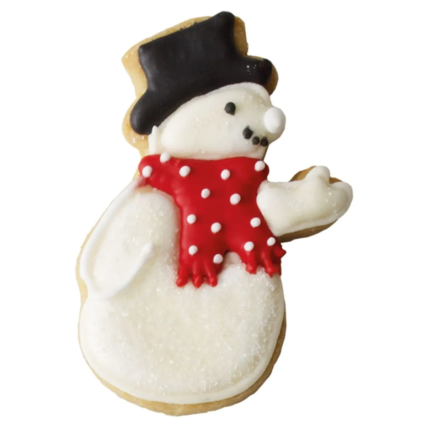 NANU-NANA Ausstechform Schneemann Mit Schal, 7.5 Cm