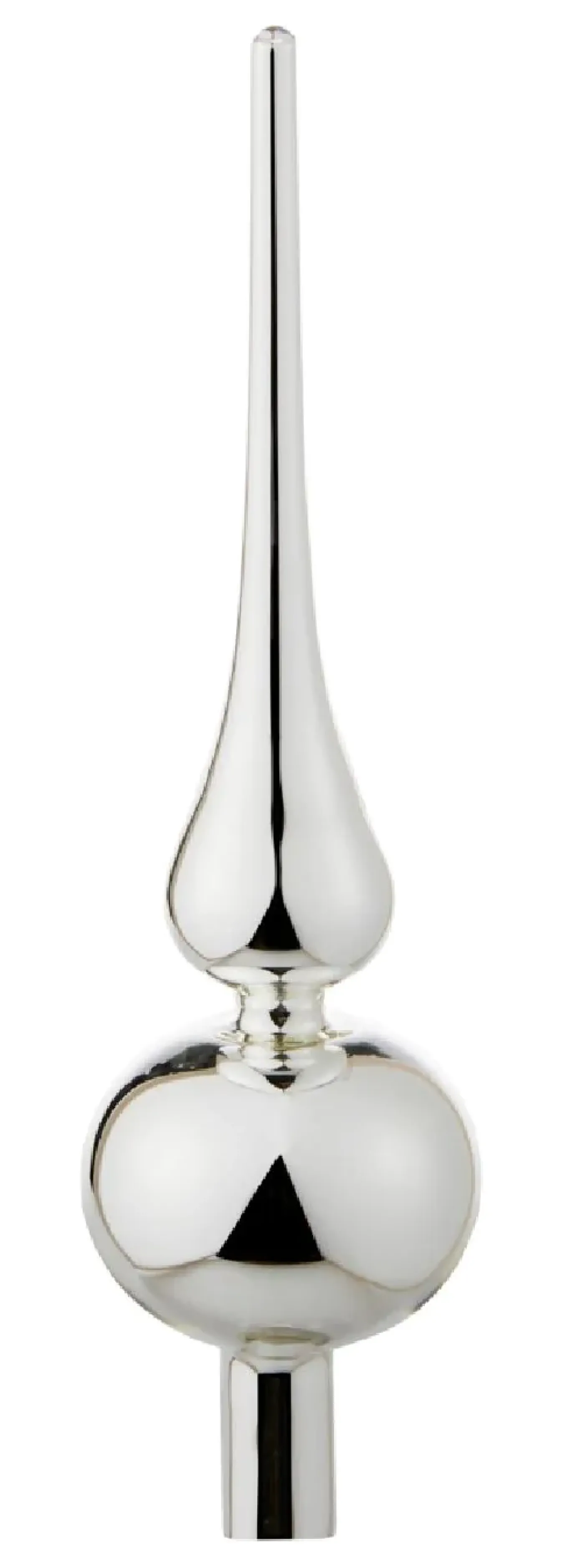 NANU-NANA Baumspitze, Silber Glänzend, 25 Cm