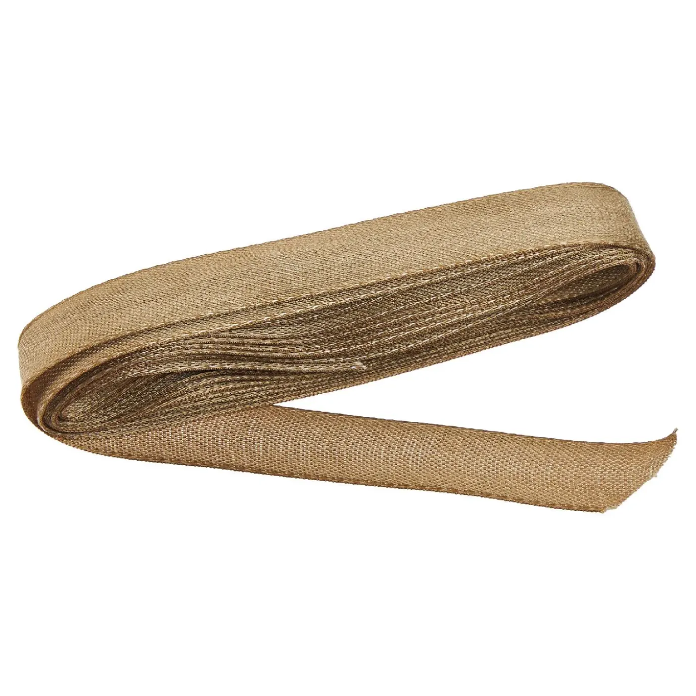 NANU-NANA Geschenkband, Gewebt/gold, 15 Mm X 3 M