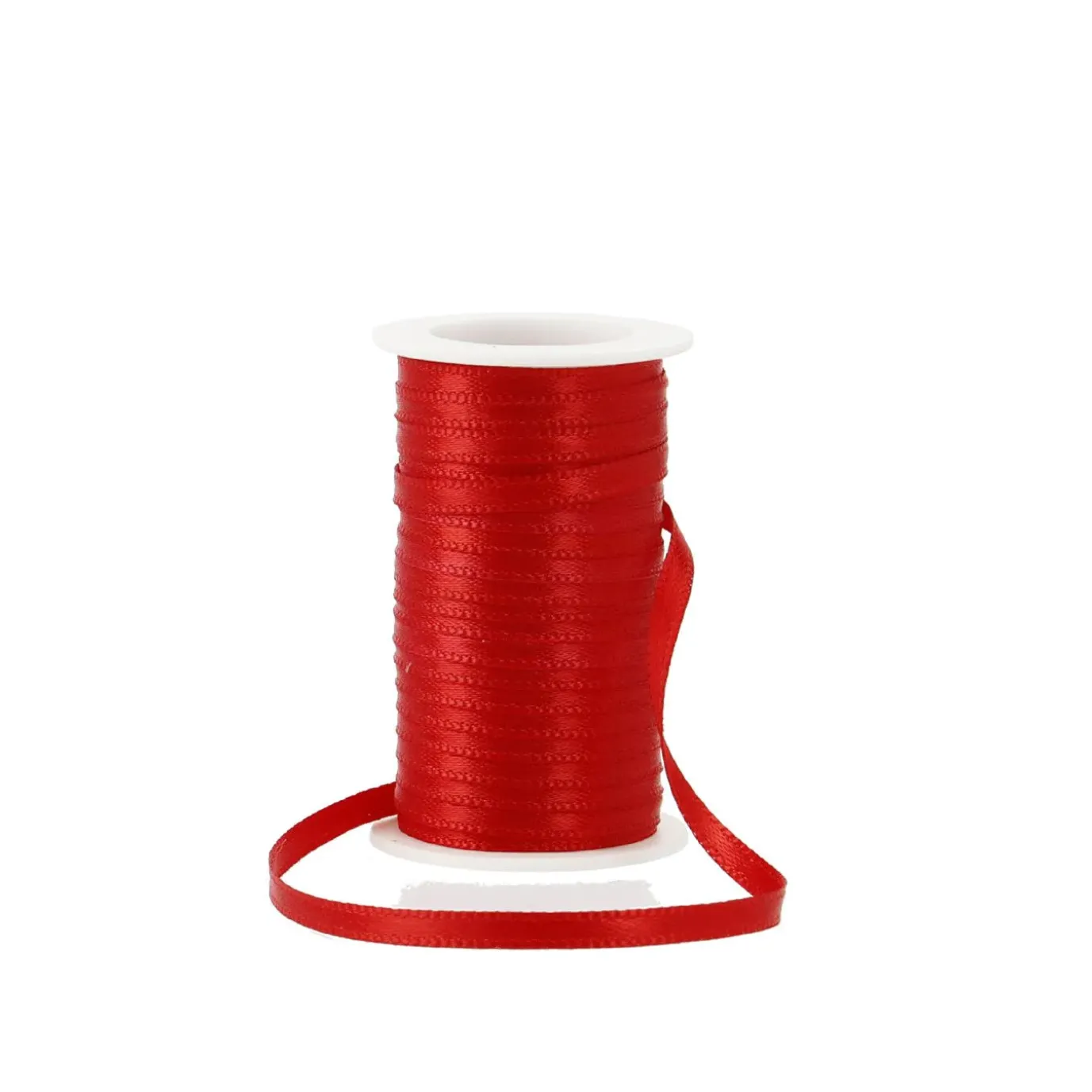 NANU-NANA Geschenkband Satin, Rot, 3mm X 10m