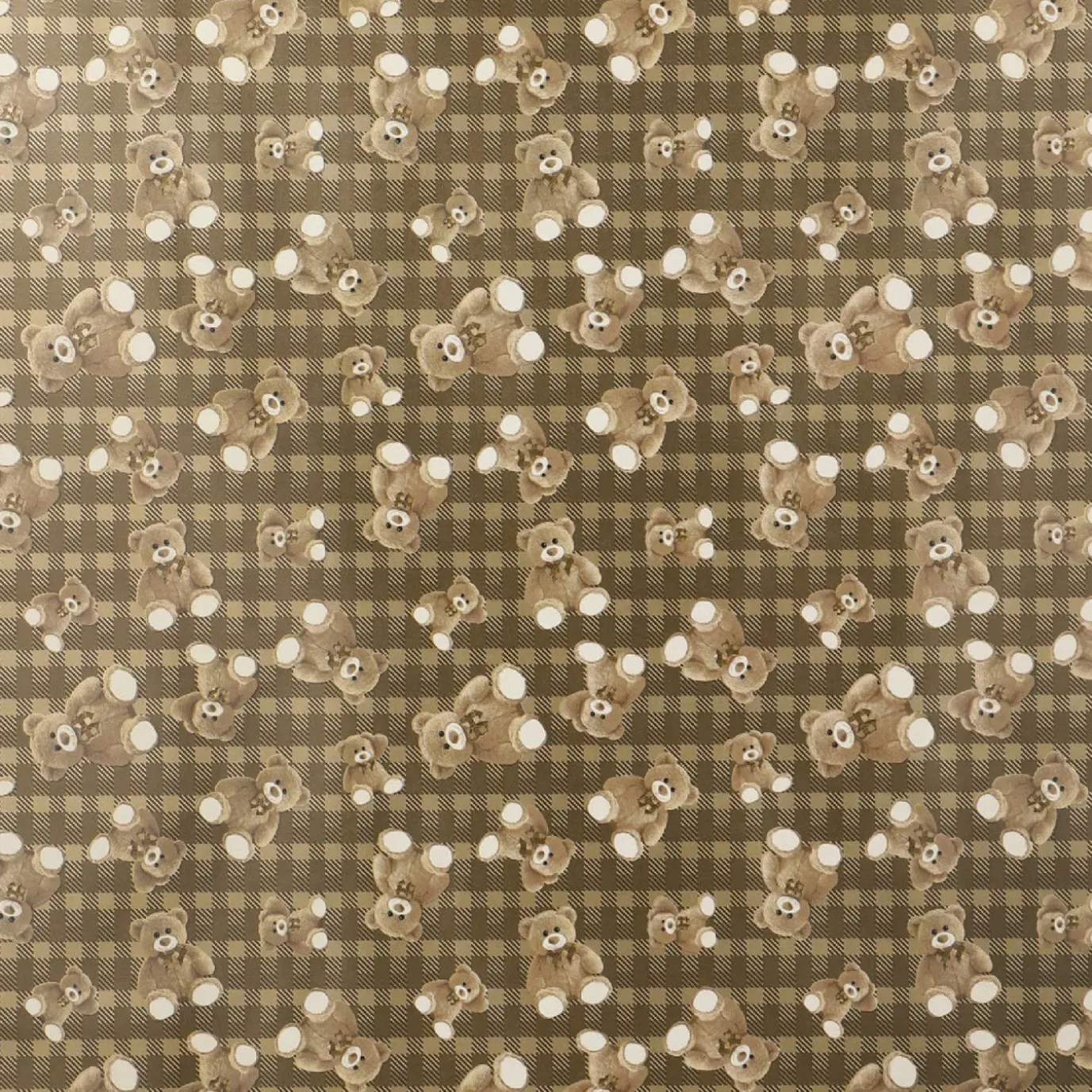 NANU-NANA Geschenkpapier Bär, Gold, 2 M