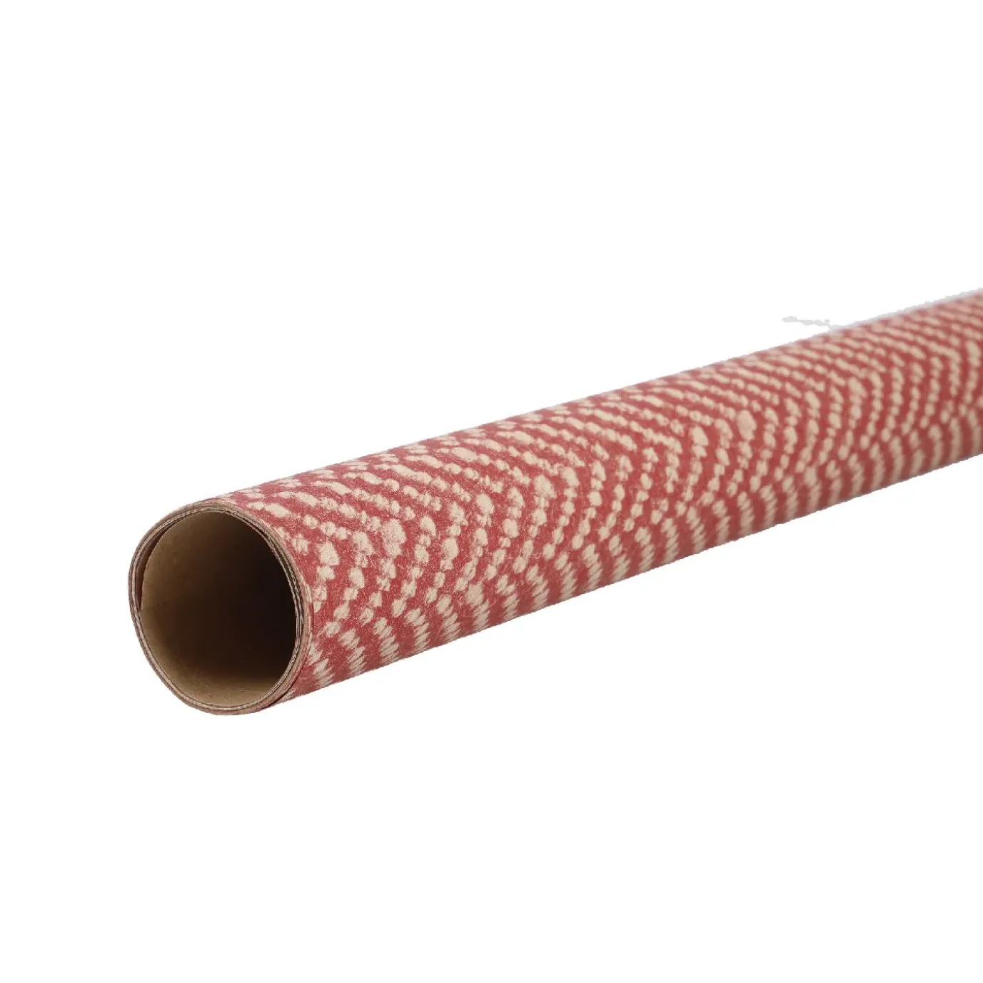 NANU-NANA Geschenkpapier Stoffoptik, Rot, 2 M