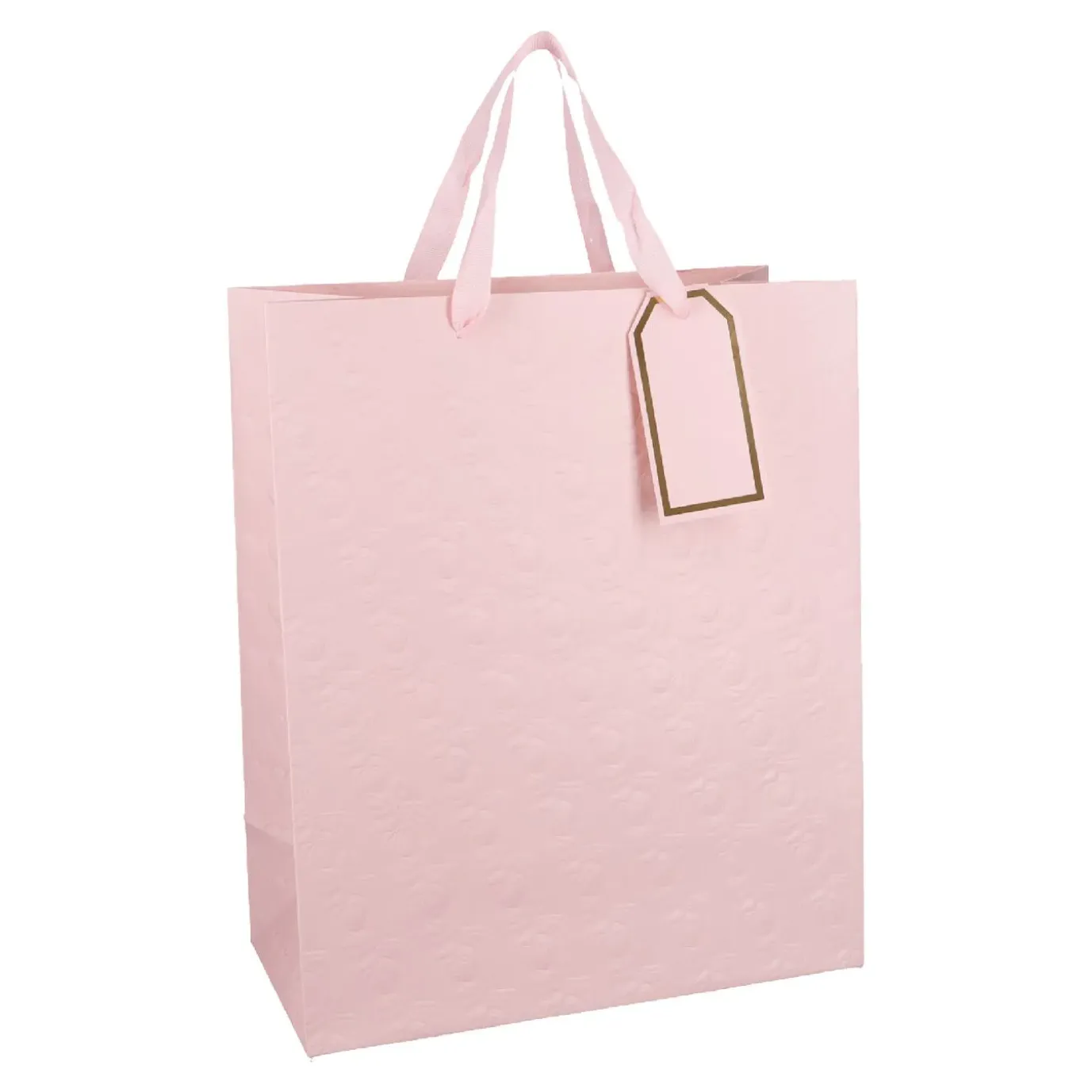 NANU-NANA Geschenktüte Prägung, Rosa, 25.4 X 30.5 Cm