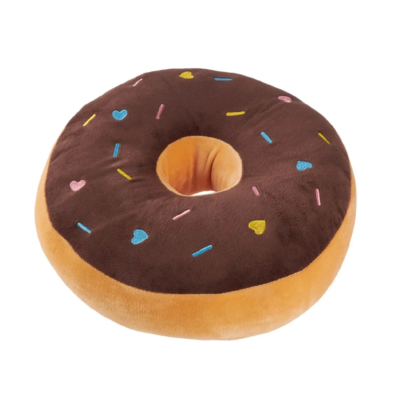 NANU-NANA Kissen Donut, Braun, 31 Cm