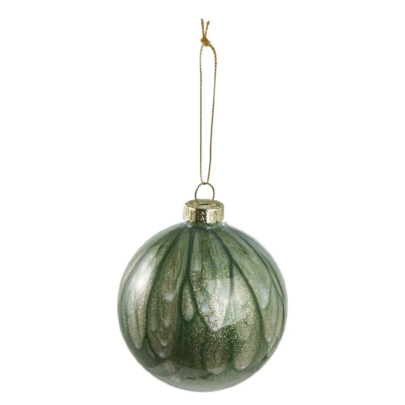 NANU-NANA Kugel Marmor, Dunkelgrün, 8 Cm