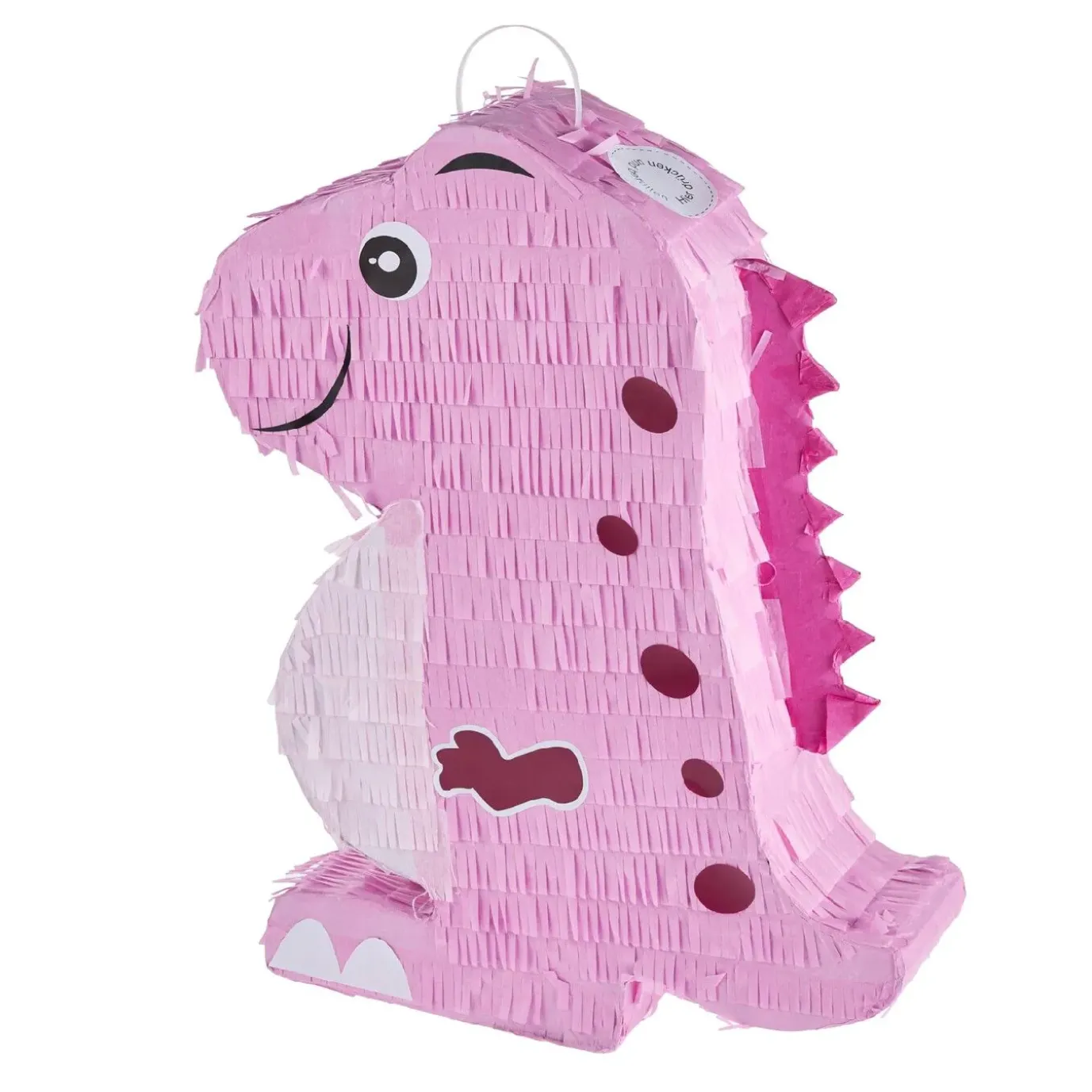 NANU-NANA Pinata Motiv, Dino, Pink, Höhe 49.5 Cm