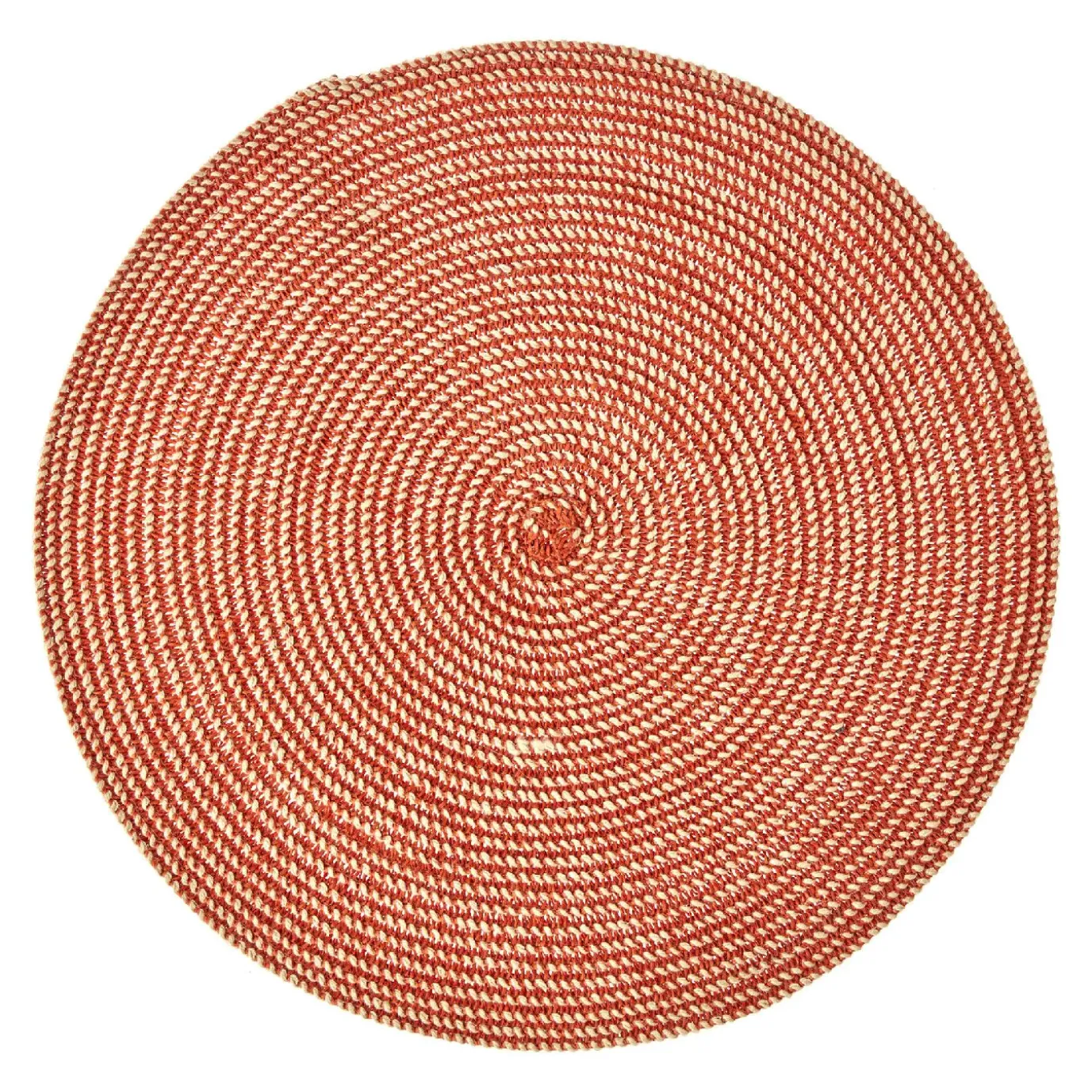 NANU-NANA Platzset Olana, Rund/terracotta, 38 Cm