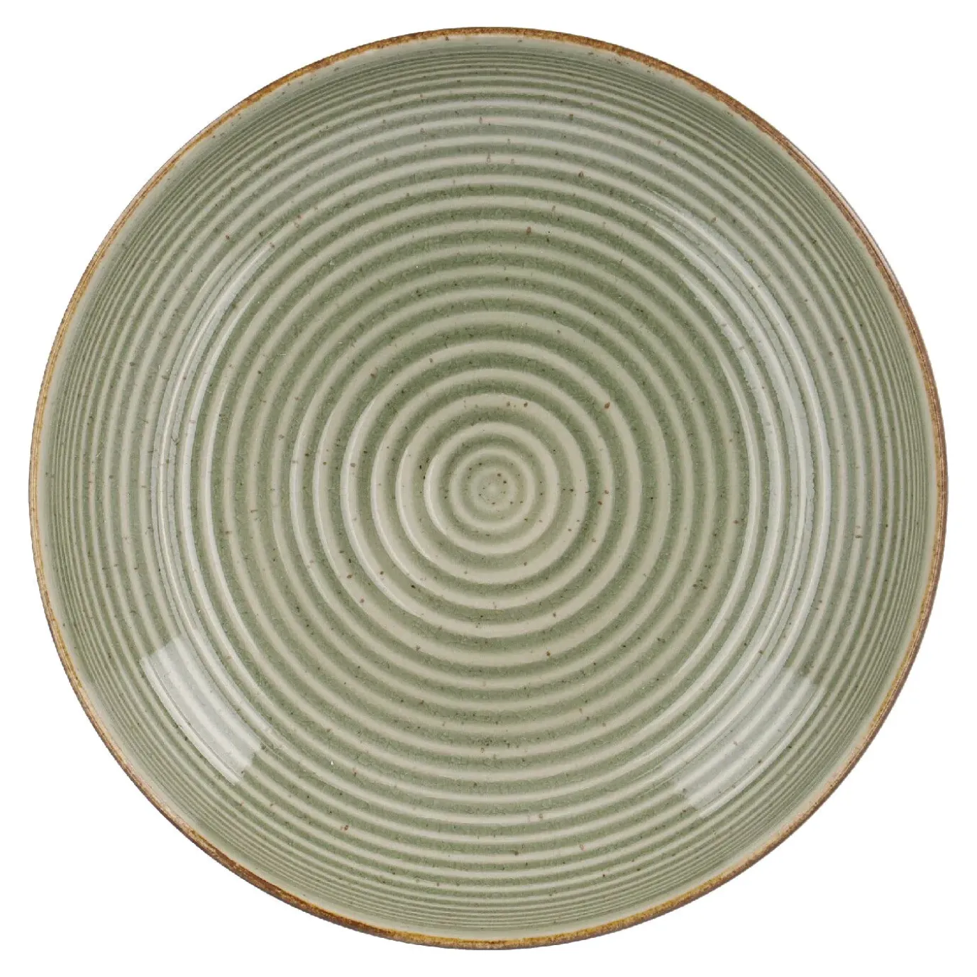 NANU-NANA Schale Rille, Grün, 16 Cm